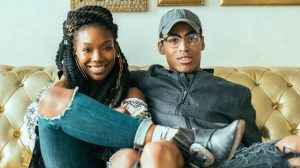Brandy Norwood with her boyfriend, Sir the Baptist