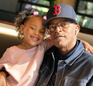 Brooke Payne with his granddaughter