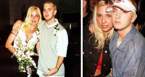Eminem with his ex-wife