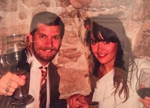 Gavin McInnes with his wife