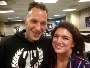 Gina Carano with her boyfriend, Kevin Ross