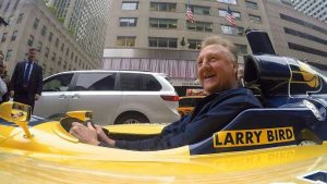 Larry Bird's pacer's 'Indy' Car