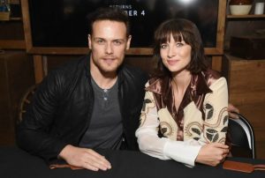 Sam Heughan and Caitriona Balfe