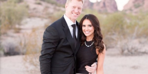 Scott Frost with his wife, Ashley Frost