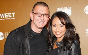 Robert Irvine with his wife, Gail Kim