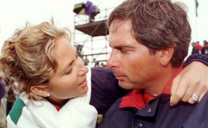 Thais Baker with her husband Fred Couples