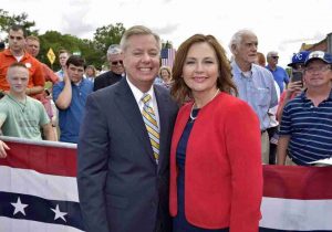 Lindsey Graham with his sister, Darline Graham Nordone