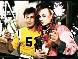 Boy George with his partner, Jon Moss