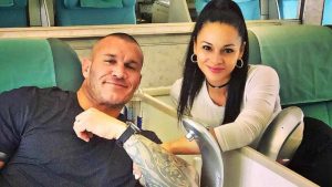 Randy Orton with his wife, Kimberly Kessler