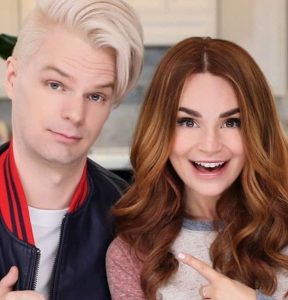 Rosanna Pansino with her boyfriend
