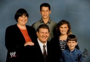 Nathan's childhood picture with his family