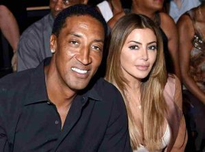 Larsa Pippen with her ex-husband, Scottie Pippen