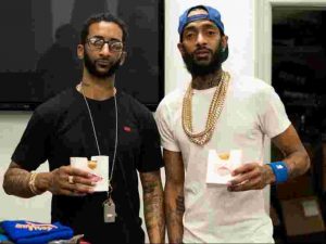 Samiel with his brother Nipsey