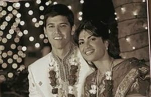 Vinita Nair with her husband, Osman Elahi Nawaz