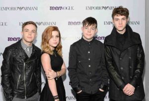 Jamie Sierota with his siblings