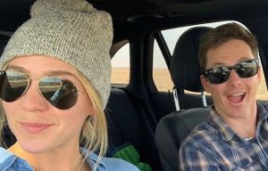 Katie Osborne with her boyfriend