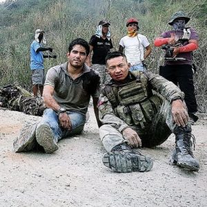 Gerald Anderson during shooting of film