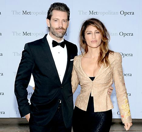 Louis Dowler with his ex-wife, Jennifer Esposito
