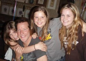 Bree Dunham with her father and sisters