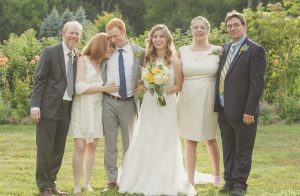 Reed Howard with his wife and family