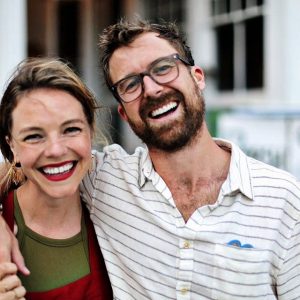 Eloise Mumford with her boyfriend
