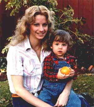 Neil Jason Wharton with his mother, Tami Jones