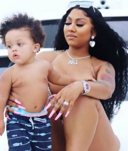 Ariana Fletcher with her son, Yosohn