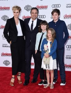 Odette Ruffalo with her family