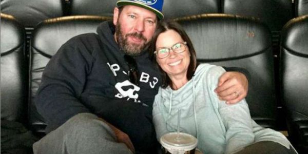 Bert Kreischer with his wife, LeAnn Kreischer
