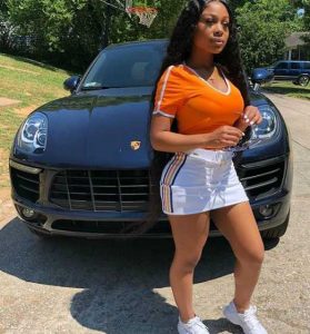 Jayda Wayda with her car