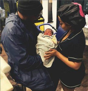 Jayda Wayda with her father and son