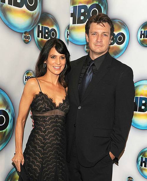 Nathan fillion girlfriend wife gay
