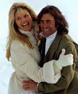 Richard Taubman with his ex-wife, Christie Brinkley