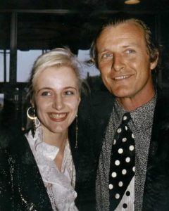 Rutger Hauer with his daughter, Aysha Hauer