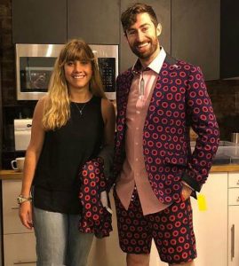 Scott Rogowsky with a mysterious lady