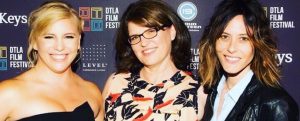 Katherine Moennig at an awrad function