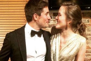 Betsy Woodruff with her fiance