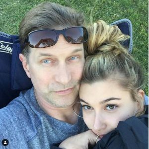 Stephen Baldwin with his daughter