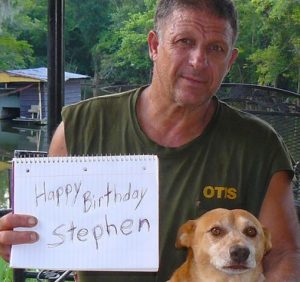 Shelby Stanga with his dog Source: Facebook