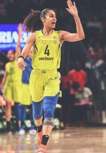 Basketball player Skylar Diggins