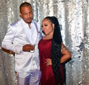 Tameka Cottle with her ex-husband, I.T.