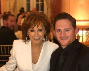 Shelby Blackstock with his mother, Reba McEntire