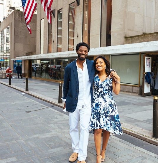  Sheinelle Jones with her husband, Uche Ojeh