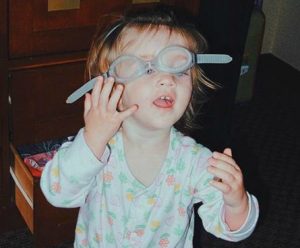 Ava Clark's childhood photo