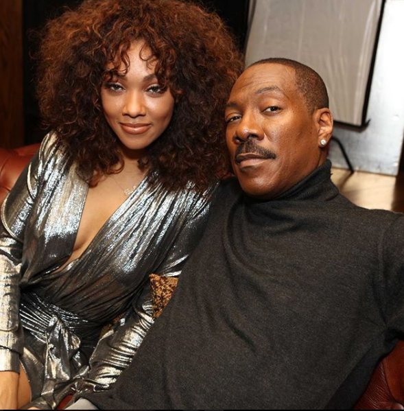 Bria Murphy with her father, Eddie Murphy