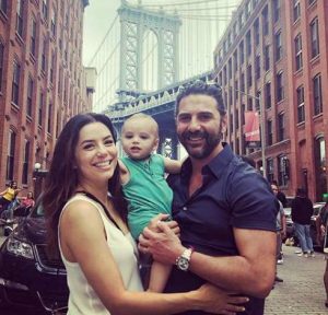 Jose Baston with his wife, Eva and son, Santiago