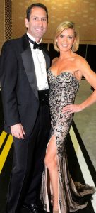 Cecily Tynan with her present husband, Greg Watson