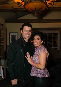 Evelyn Melendez with her ex-husband, Jordan Knight