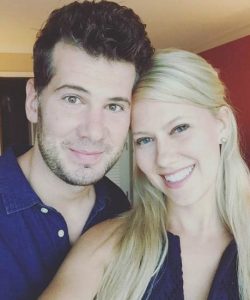 Steven Crowder with his wife, Hillary Karzon
