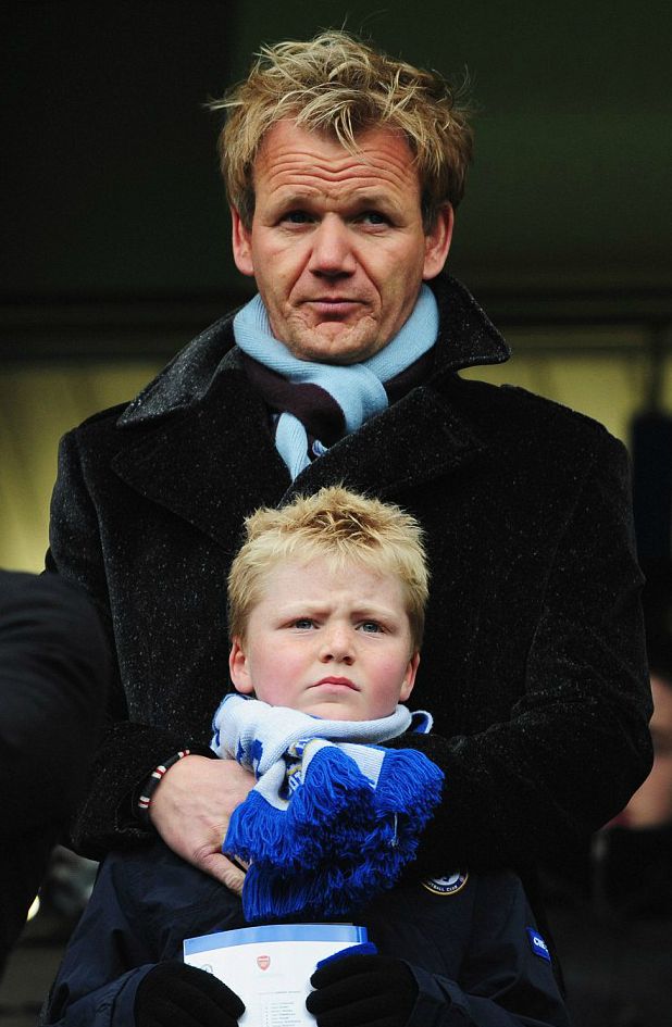 Jack Scott Ramsay childhood picture with his father 